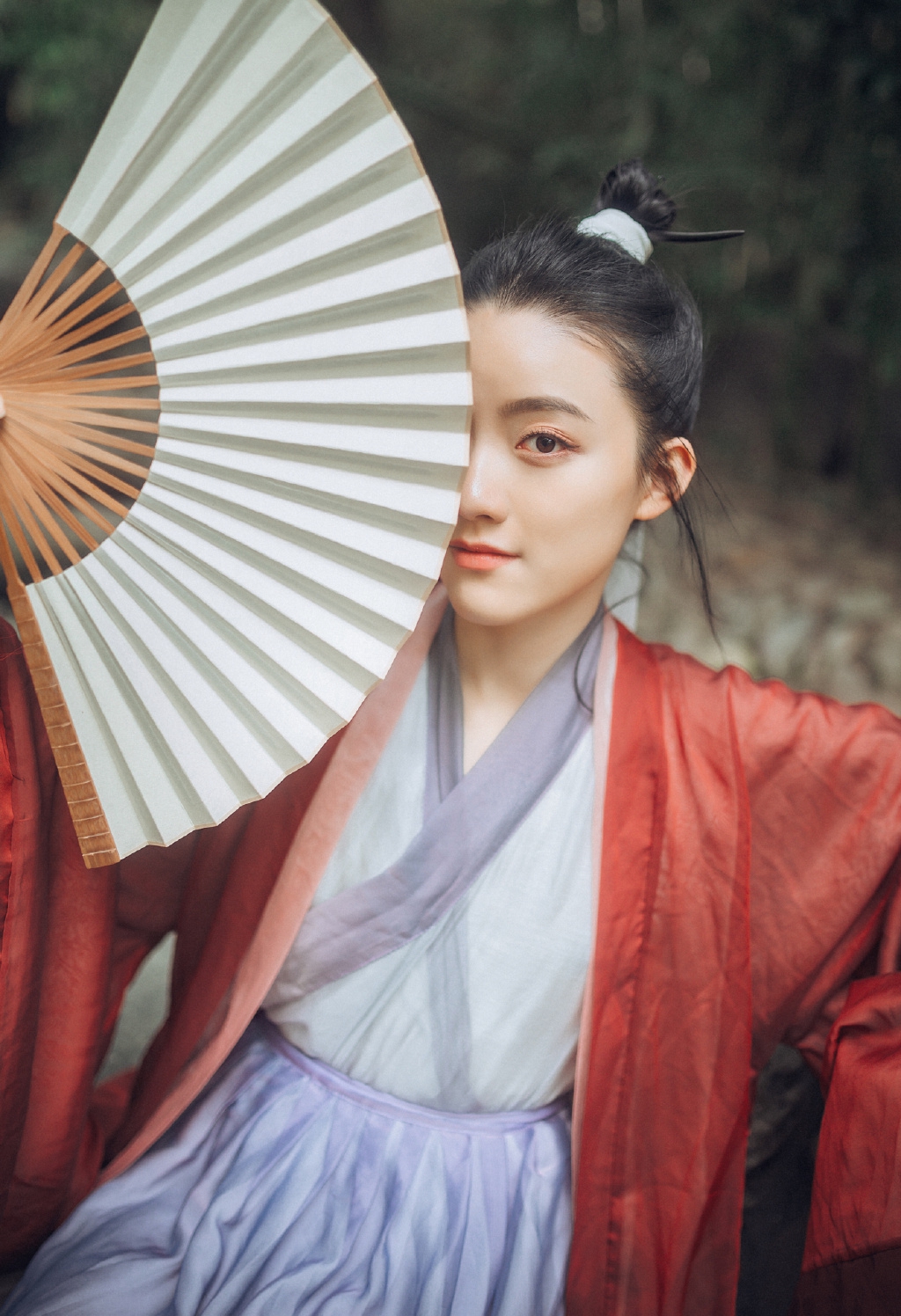 气质黑丝职业装美女开胸装写真