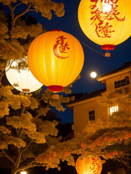 唯美中秋节圆圆的月亮高清手机壁纸赏析