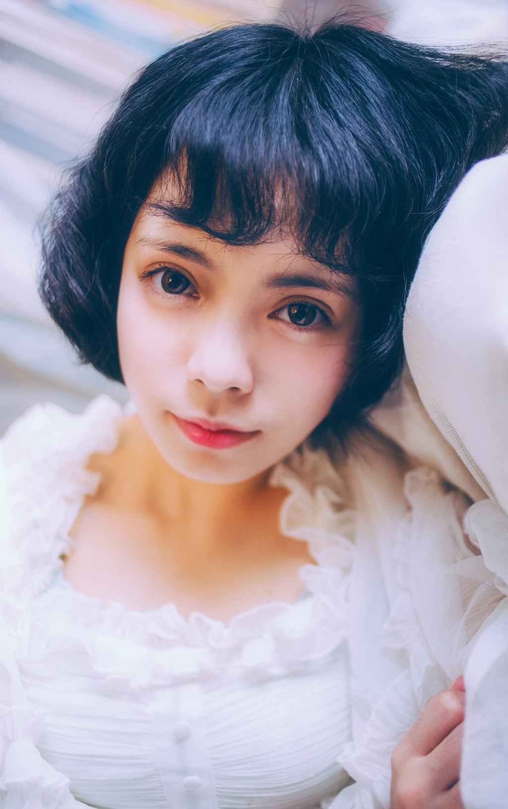 巨乳细腰美女着内裤写真