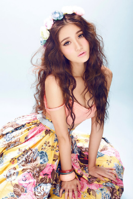 超美长卷发女神玉女王熙然