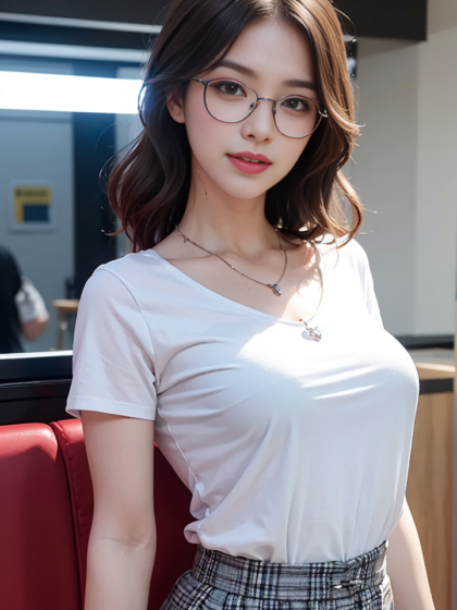 极品格子短裙美女颜值身材极佳,清新淡雅满满的青春元气私房写真图片